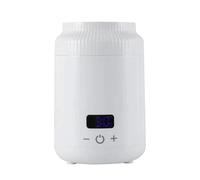 Elitzia Kit scaldacera per depilazione con vasetto di cera da 200 ml, controllo intelligente della temperatura, display a LED, per sopracciglia, ascelle, corpo, gambe, viso, bikini, ETBUT201 (bianco)