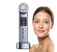 Elitzia Massaggiatore facciale a luce rossa 7 in 1 Dispositivo di sollevamento facciale ad ultrasuoni Dispositivo portatile per rassodare il viso Atomizzatore Minimizzatore dei pori Impacco freddo