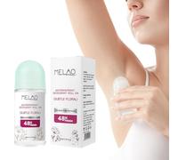 Elitzia Roll-On antitraspirante deodorante per 48 ore, protezione da sudore e odori, gelsomino fresco, profumo di limone, rinfrescante, asciugatura rapida, dimensioni da viaggio, senza alcool, senza