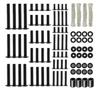 ELIVED Kit universale di ferramenta per il montaggio della TV, adatto alla maggior parte dei televisori, include viti M4 M5 M6 M8, rondelle, distanziali, adatto alla maggior parte delle staffe da pare