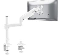 ELIVED Supporto per monitor da 13 - 32", braccio a molla a gas per monitor da 2 - 10 kg, con VESA 75/100 mm, altezza regolabile, braccio per monitor singolo con inclinazione, girevole, girevole