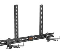 ELIVED Supporto per soundbar universale per soundbar con o senza fori di montaggio sotto 6,8 kg, supporto soundbar su TV o parete, per il montaggio sopra/sotto TV, supporto antiscivolo EV5011