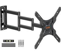 ELIVED Supporto TV a parete a braccio lungo Supporto TV ad angolo per la maggior parte dei televisori da 26 a 60 pollici Estensione di 749 mm Max VESA 400x400 mm fino a 35KG EV3017
