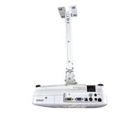 ELIX Supporto da soffitto adatto per proiettori Epson - premontato su misura per diversi modelli, garantisce una vestibilità precisa e un facile montaggio (per Epson EB-1780W)