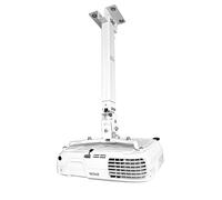 ELIX Supporto da soffitto per Epson EB-W55 EB-FH08 EB-W06 EB-FH06 proiettore, supporto per proiettore a soffitto, preparato esattamente, fissaggio stabile per sale conferenze, scuole