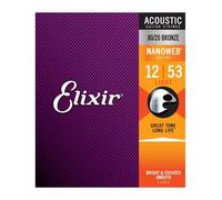 ELIXIR 11052 NANOWEB LIGHT MUTA PER CHITARRA ACUSTICA 12/53
