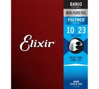 Elixir 11650 10-23 Banjo Medium POLYWEB