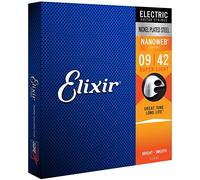 Elixir 12002 Nanoweb Nickel Plated Steel Muta di corde per chitarra elettrica...