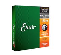 Elixir 15433 - Corde per basso elettrico taperwound, rivestite in nanoweb, tensione: .130, a scala ultra lunga