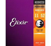 ELIXIR 16027 CORDIERA PER CHITARRA ACUSTICA PHOSPHOR BRONZE CUSTOM LIGHT - 011/0