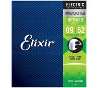Elixir 19007 Optiweb Nickel Plated Steel 009/052 Muta per Chitarra Elettrica ...