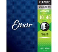 Elixir 19052 Electric Nickel Plated OPTIWEB 6 Corde x Chitarra Elettrica 010-046