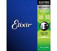Elixir 19077 Optiweb Light/Heavy Cordiera per Chitarra Elettrica Nickel Plated S