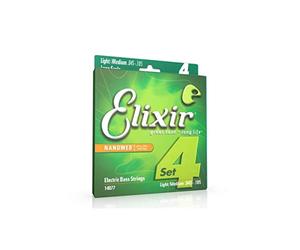 Elixir Nanoweb Soft Top/Bottom Electric Bass Strings
