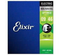 ELIXIR OPTIWEB 19027 CUSTOM LIGHT MUTA DI CORDE PER CHITARRA ELETTRICA NIKEL WOUND 009-046
