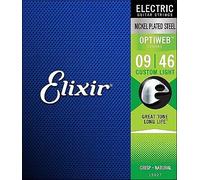 Elixir Optiweb 19027 Custom Light Nickel WoundO Cordiera per Chitarra Elettrica