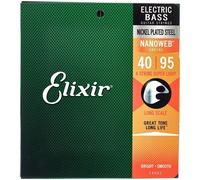 Elixir set corde basso elettrico 14002 Nanoweb Nickel Plated Steel 040/095