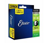 Elixir set corde chitarra elettrica 3X2 Pack 19052 Optiweb 010/046