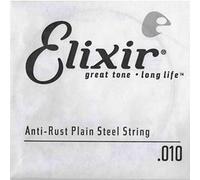 Elixir® Strings Anti-Rust Plated Plain Steel Corda Singola (.010)