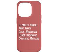 Elizabeth Anne Emma Elinor Catherine Jane Austen guida il meme Custodia per iPhone 14 Pro