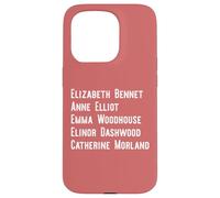 Elizabeth Anne Emma Elinor Catherine Jane Austen guida il meme Custodia per iPhone 15 Pro