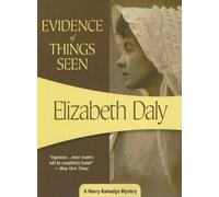 Elizabeth Daly Evidence of Things Seen (Tascabile)