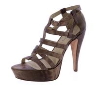 Elizabeth E James Sandali Gladiatore In Piattaforma Stiletto Blush Nuovi $350