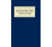 Elizabeth Eva L Citation and Authority in Medieval and Renais (Copertina rigida)