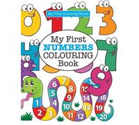 Elizabeth James My First NUMBERS Colouring Book ( Crazy Colouring Fo (Tascabile)
