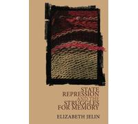 Elizabeth Jelin State Repression and the Struggles for Memory (Tascabile)
