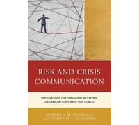 Elizabeth L. Petrun Risk and Crisis Communication (Tascabile)
