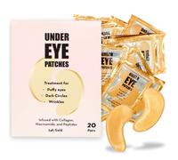 Elizabeth Mott 24k oro sotto gli occhi patch - Dermatologo e allergia testata - Niacinamide di collagene e peptidi per occhiate soffici cerchi scuri