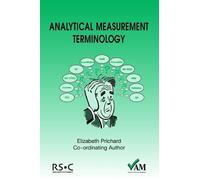 Elizabeth Prichard Analytical Measurement Terminology (Tascabile)
