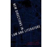 Elizabeth S. Anker New Directions in Law and Literature (Tascabile)