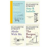 Elizabeth Strout 4 Books Collection Set (Olive, Again, Amy & Isabelle, Abide With Me & The Burgess Boys)