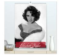 Elizabeth Taylor (hochwertiger Premium Wandkalender 2026 DIN A2 hoch), Kunstdruck in Hochglanz: Die unvergessene Hollywood-Diva und Schönheit
