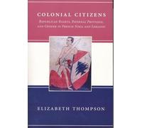 Elizabeth Thompson Colonial Citizens (Copertina rigida)