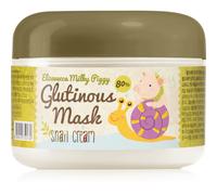 Elizavecca Milky Piggy Glutinous Mask 80% Snail Cream maschera idratante e nutriente intensa con estratto di bava di lumaca 100 g