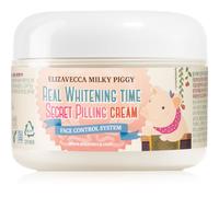 Elizavecca Milky Piggy Real Whitening Time Secret Pilling Cream crema idratante emolliente effetto scrub 100 ml
