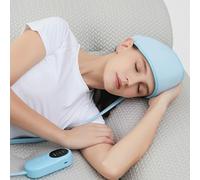 Eljeczt Dispositivo per Il Sonno Portatile Massaggiatore per La Testa con 3 modalità E Calore Massaggio alla Testa Migliorare Insonnia Profondo Rilassamento Sollievo dalla Pressione,Blue
