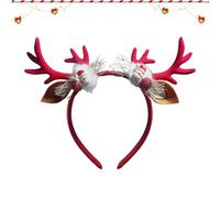 Elk Antlers Headband, Christmas Cosplay Hairhoop, Decorative Christmas Hairband, Cute Hairband Headpiece for Christmas Holiday, Dress Up Hairhoop, Face Washing Hairbands