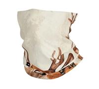 Elk are in The Woods - Passamontagna per la testa, passamontagna per viso, collo, sciarpa, maschera, bandana, ghette per uomo e donna, colore bianco