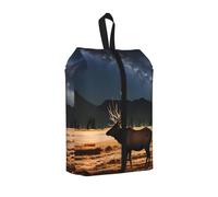 Elk in the Meadow - Borsa per scarpe da viaggio, impermeabile, 3 in 1, per scarpe da ginnastica