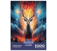 Elk Jigsaw Puzzle Impossibili 1000Pcs Decorazione Per La Casa. Giochi Rilassamento E Intelligence Per Adulti E Ragazzi Da 14 Anni 38x26cm/1000pcs