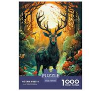 Elk Jigsaw Puzzle Per Adulti E Bambini 1000 Pezzi Puzzle 70x50cm/1000pcs Decompressione E Regalo Puzzle Giochi Giocattolo Antistress Cardboard