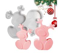 Elk Mould - Candle Moulds | Elk Deer Mold | Resina epossidica Moulds, Casting Moulds For Festival Table Decorations - Christmas Elk Mold, Soap Moulds For Making Craft Home Decoration, Plaster Molds