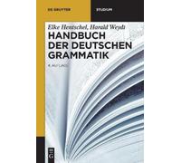 Elke Hentschel Harald Weydt Handbuch der deutschen Grammatik (Tascabile)