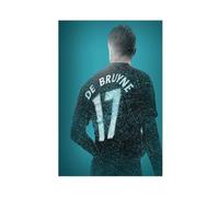 ELKPDOE 2 poster su tela di Kevin De Bruyne con stampa artistica da parete per soggiorno e camera da letto, senza cornice: 50 x 75 cm