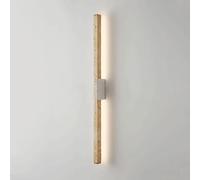 Elksdut Applique da Parete Moderne Luci da Parete in Marmo 22W 3000K Luce Calda, Applique da Parete a Striscia Lunga Illuminazione per Camera da Letto Comodino Bagno Soggiorno Seminterrato Scala Hot