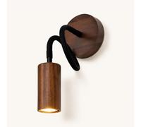 Elksdut Lampada da parete moderna con venature del legno
